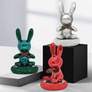 Diamond Shaking Rabbit Car Diffuser