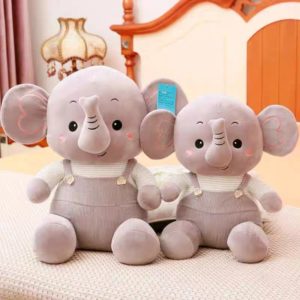 ELEPHANT PLUSH TOY (GREY)