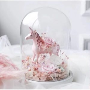 Unicorn in Glass Dome