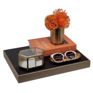 Hexagonal Glass Jewelry Box