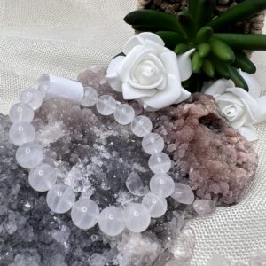 SNOW PHANTOM QUARTZ BRACELET 10MM