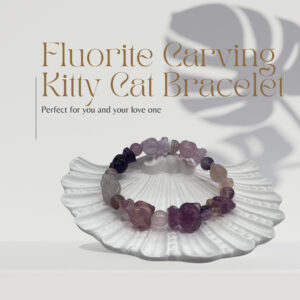 Fluorite Carving Kitty