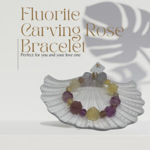 Fluorite Carving Rose