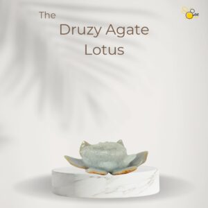 Druzy Agate Lotus