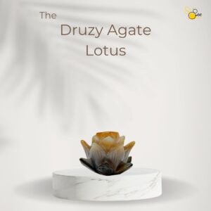 Druzy Agate Lotus