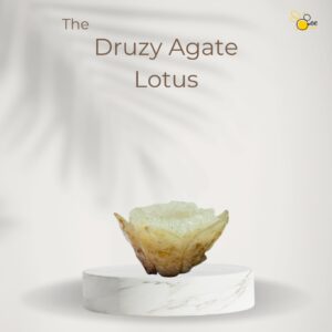 Druzy Agate Lotus
