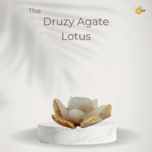 Druzy Agate Lotus