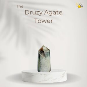 Druzy Agate Tower