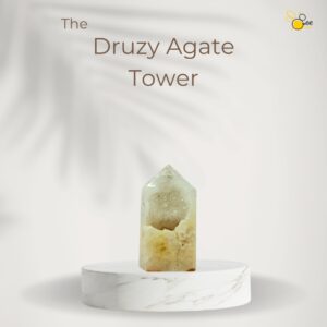 Druzy Agate Tower