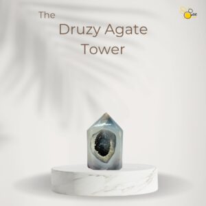 Druzy Agate Tower