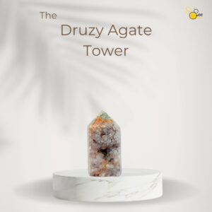 Druzy Agate Tower
