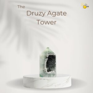 Druzy Agate Tower