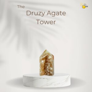 Druzy Agate Tower