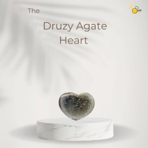 Druzy Agate Heart