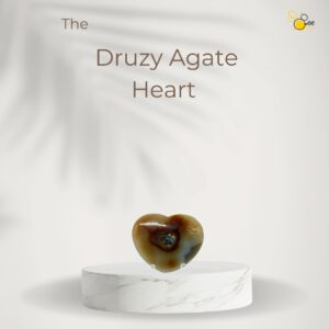 Druzy Agate Heart