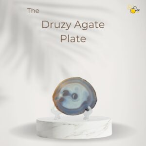 Druzy Agate Plate