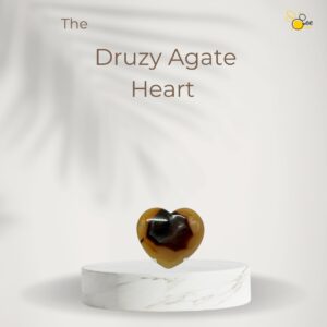 Druzy Agate Heart