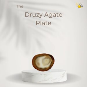 Druzy Agate Plate