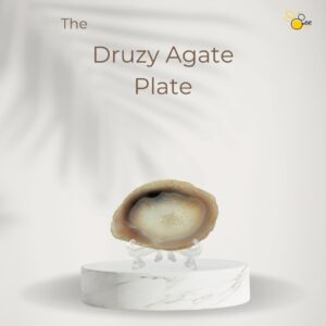 Druzy Agate Plate