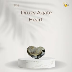 Druzy Agate Heart