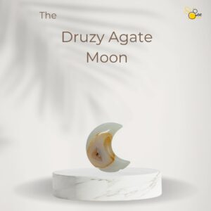 Druzy Agate Moon