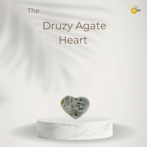 Druzy Agate Heart