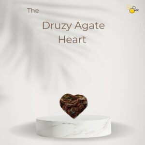 Druzy Agate Heart