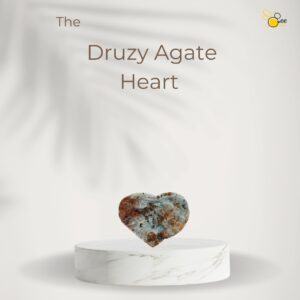 Druzy Agate Heart