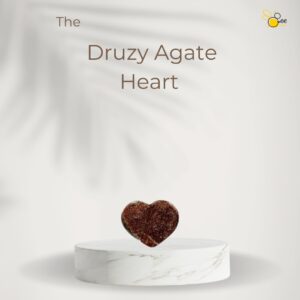 Druzy Agate Heart