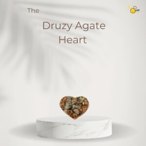 Druzy Agate Heart