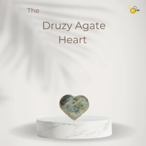Druzy Agate Heart
