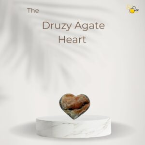 Druzy Agate Heart