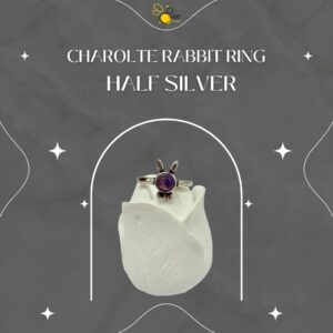 Charoite Rabbit Ring