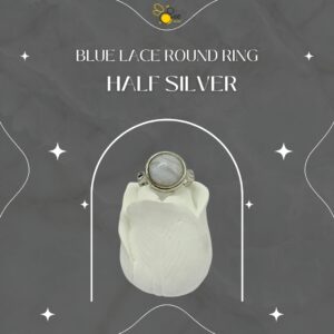 Blue Lace Round Ring