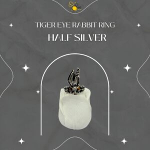 Tiger Eye Rabbit Ring