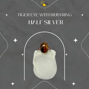 Tiger Eye With Rubyring
