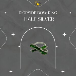 Diopside Bow Ring