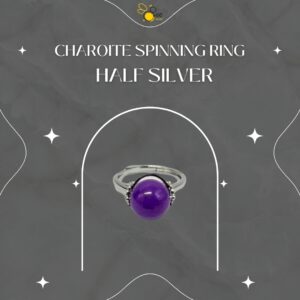 Charoite Spinning Ring