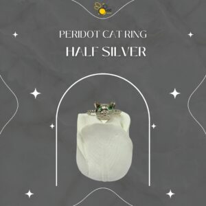 Peridot Cat Ring