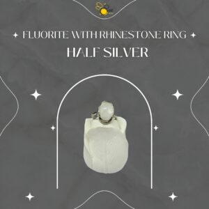 Fluorite With Rhinestone Ring