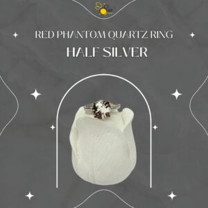 Red Phantom Quartz Ring