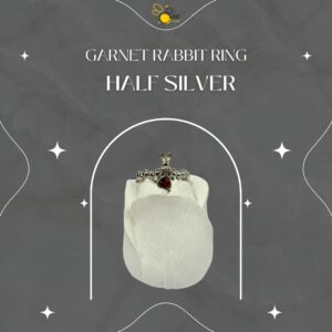 Garnet Rabbit Ring