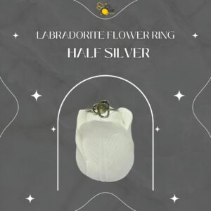 Labradorite Flower Ring