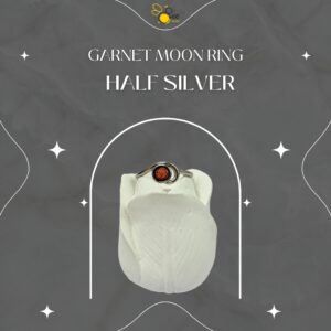 Garnet Moon Ring