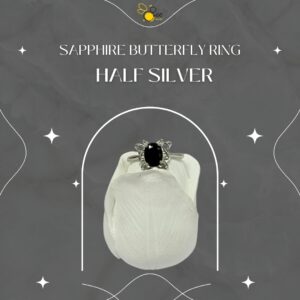Sapphire Butterfly Ring