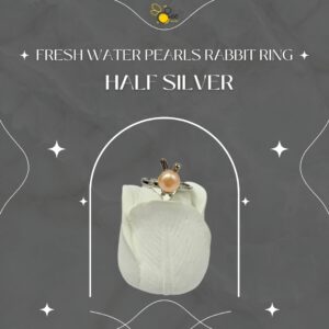 Fresh Water Pearls Rabbit Ring