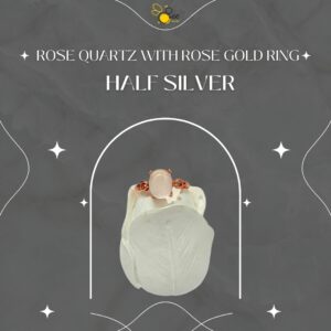 Rose Quartz With Rose Gold Ring