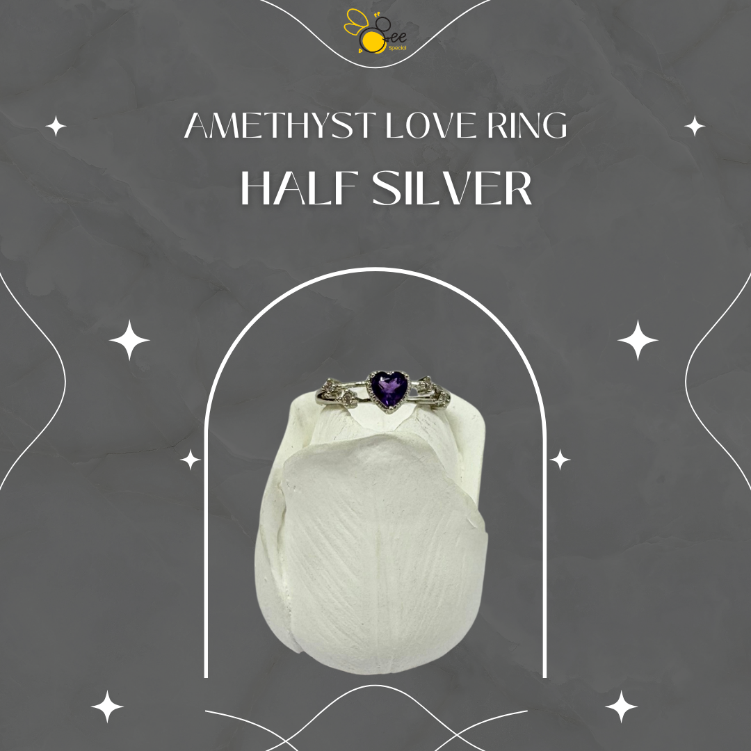 Amethyst Love Ring