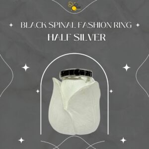 Black Spinal Fashion Ring