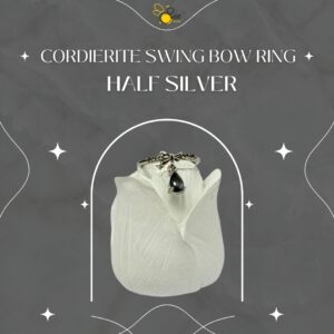 Cordierite Swing Bow Ring